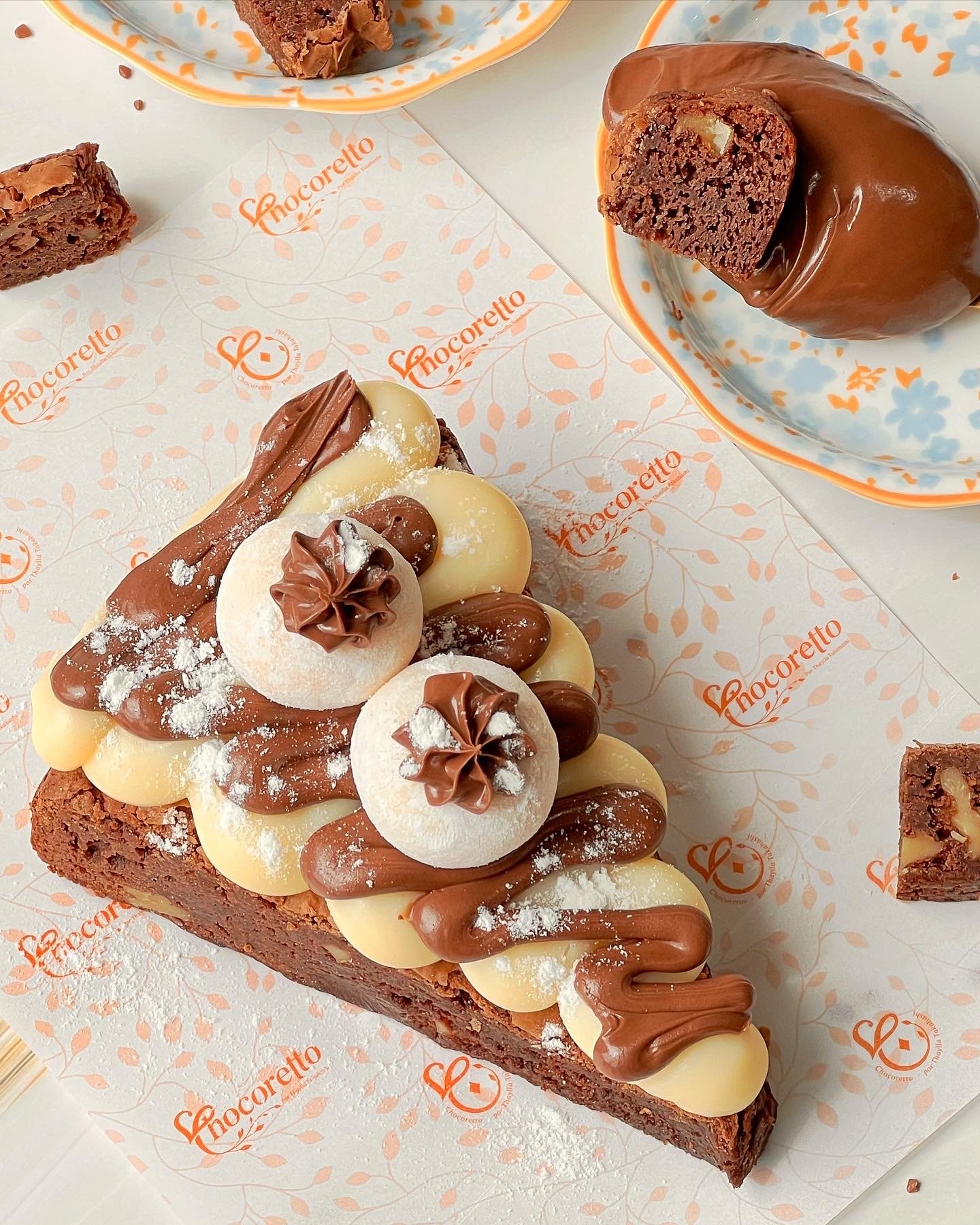 Fatia Pizza Brownie de Ninho com Nutella - Imagem 2