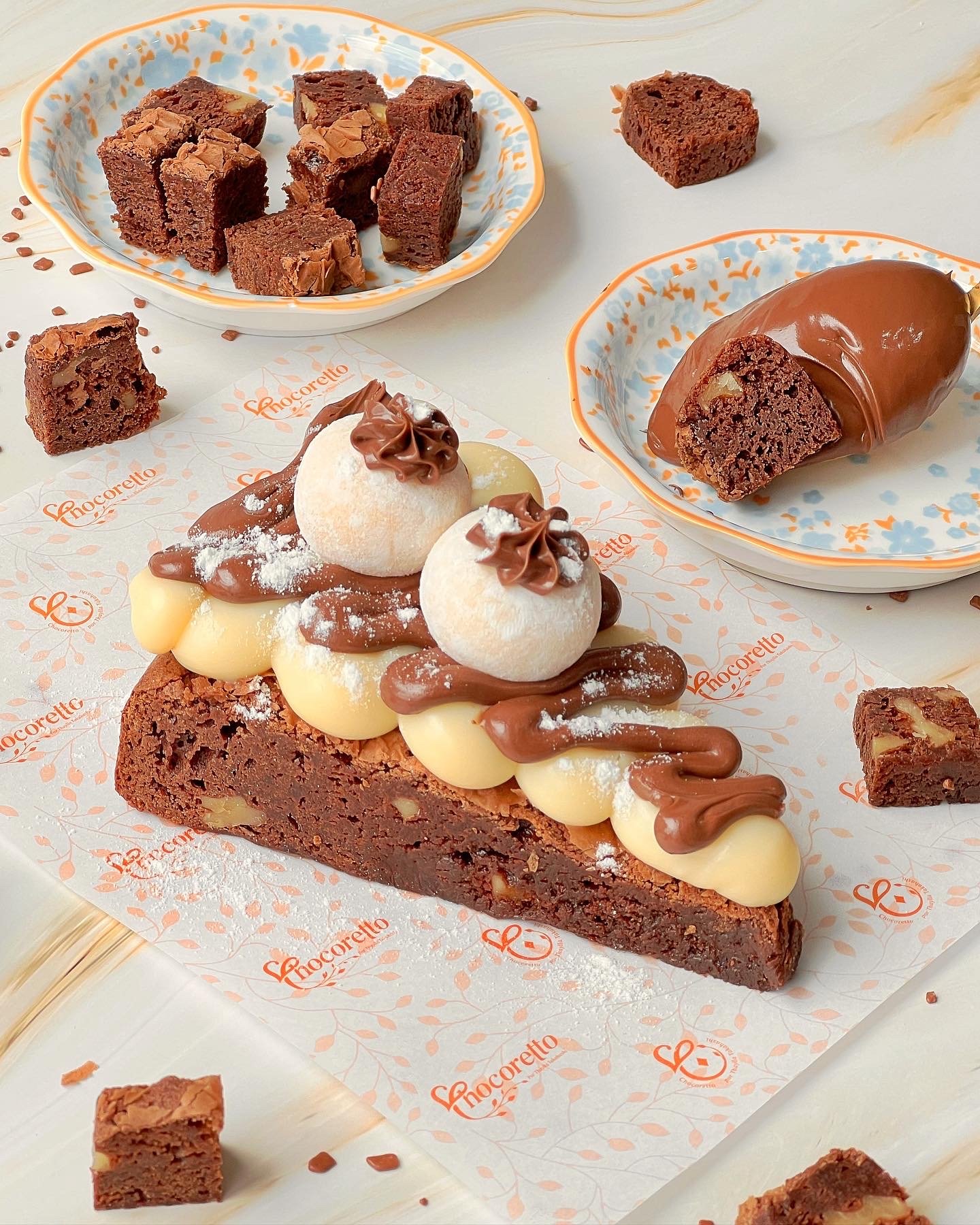 Fatia Pizza Brownie de Ninho com Nutella - Imagem 3